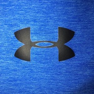 Men's Under Armour half zip shirt BLUE Size L